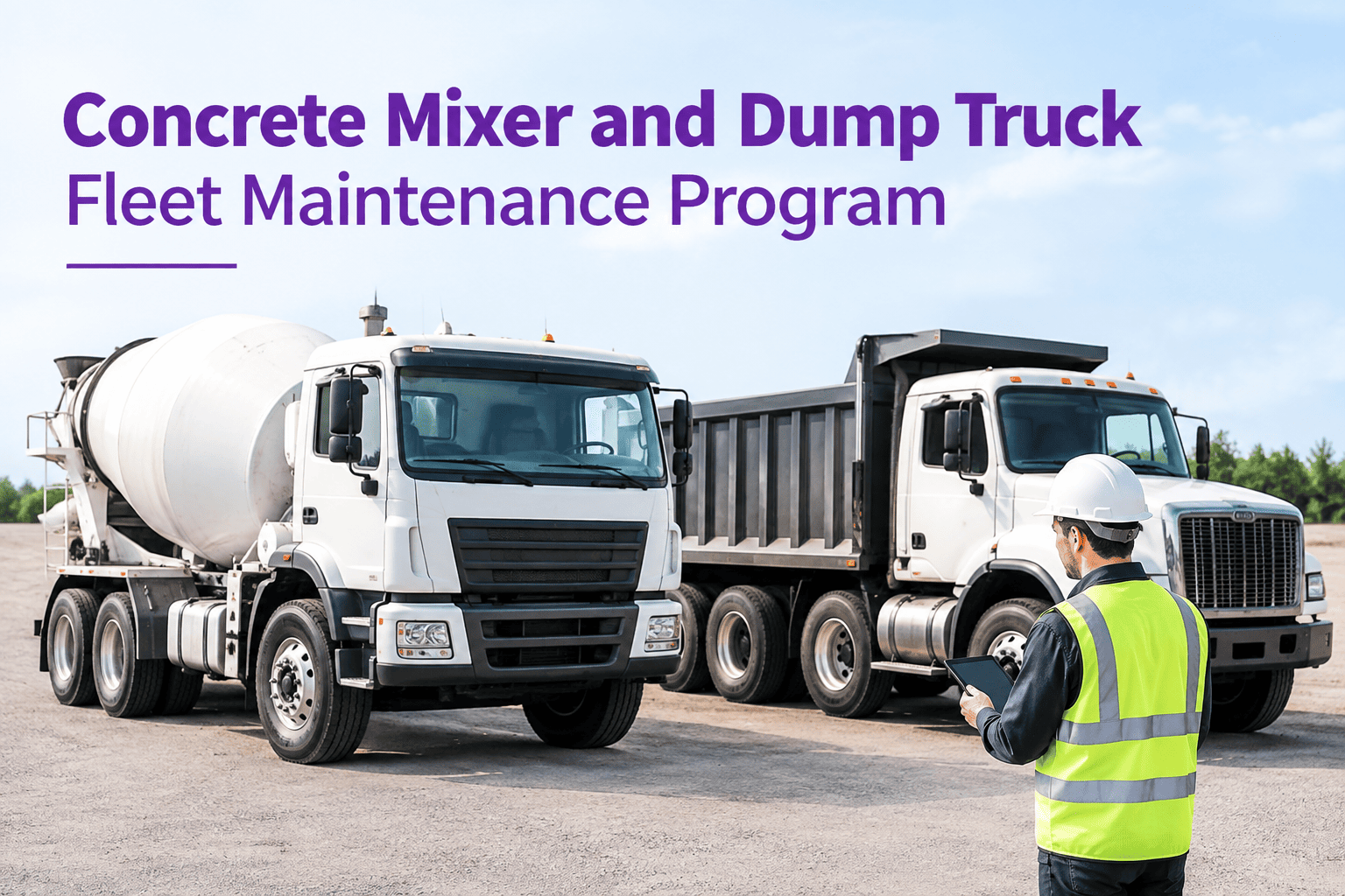 concrete-mixer-dump-truck-fleet-maintenance