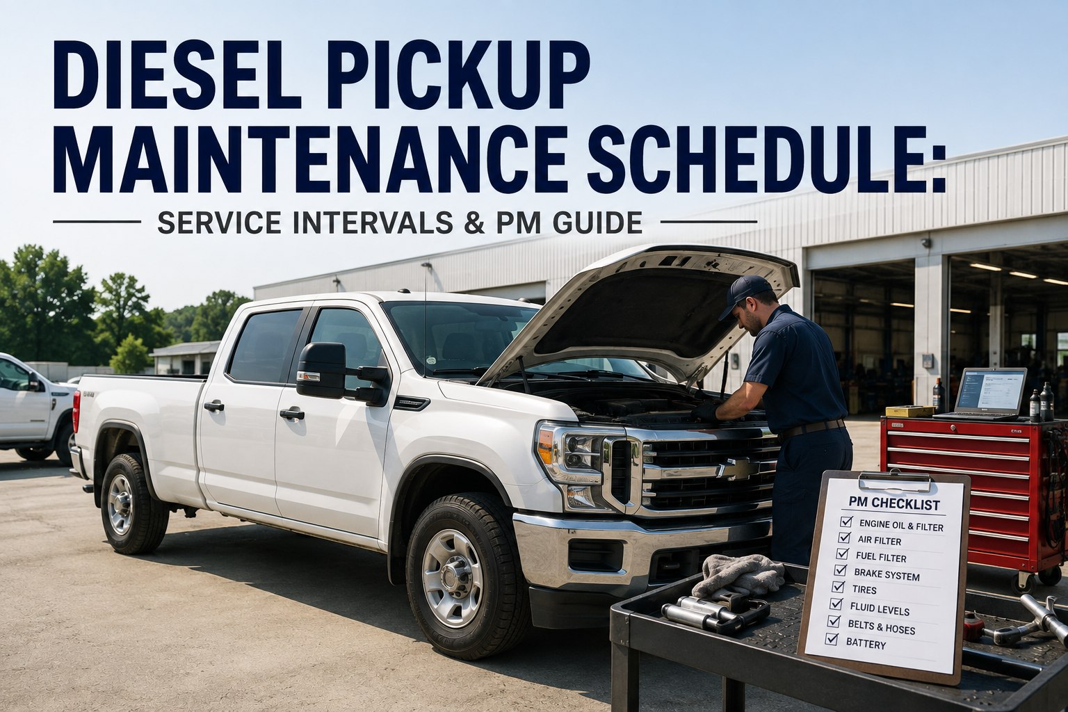 diesel-pickup-fleet-maintenance-schedule-guide