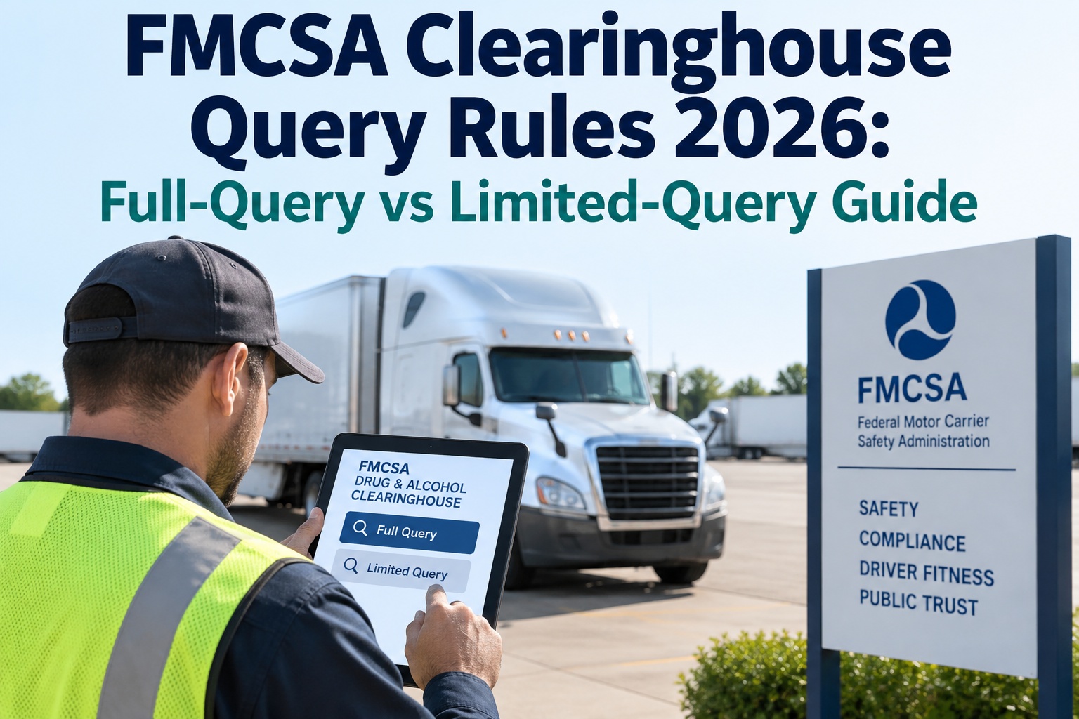 fmcsa-clearinghouse-query-rules-2026-full-vs-limited-query