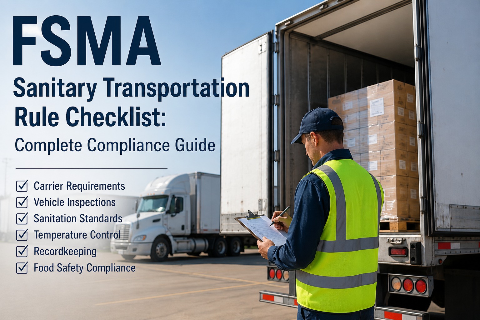 fsma-sanitary-transportation-rule-checklist