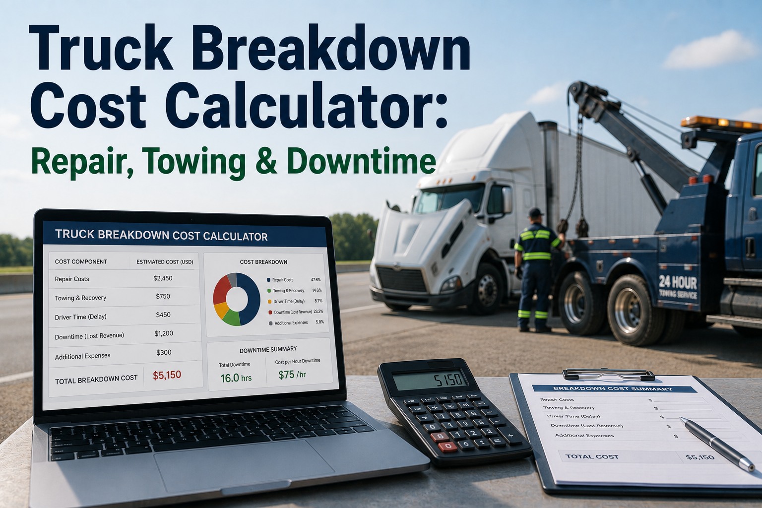truck-breakdown-cost-calculator-repair-towing-downtime