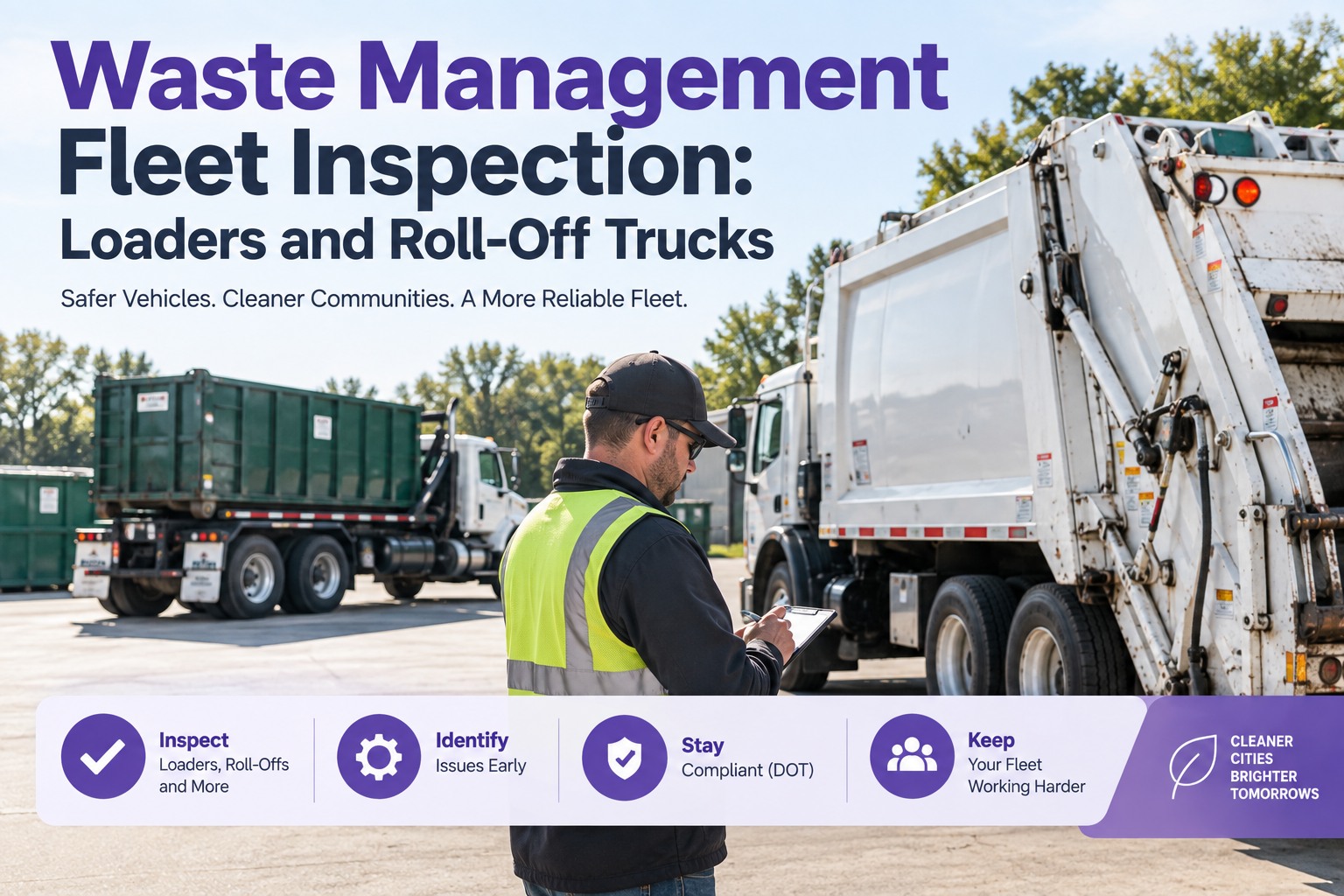 waste-management-fleet-inspection-loader-and-rolloff-trucks