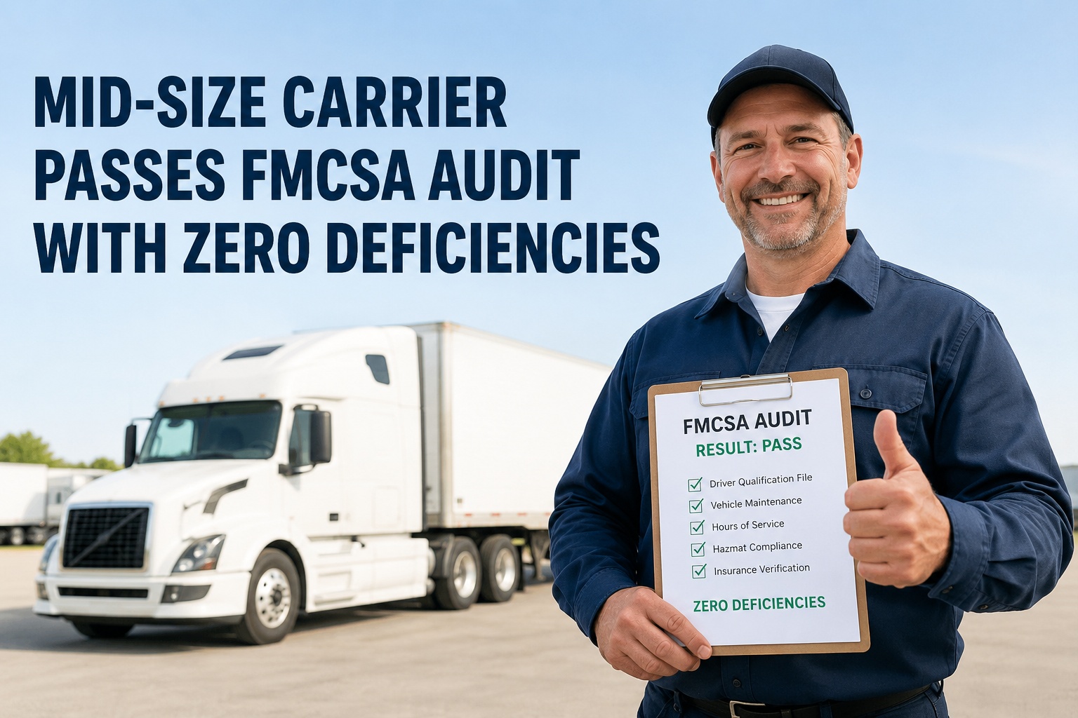 fmcsa-audit-zero-deficiencies