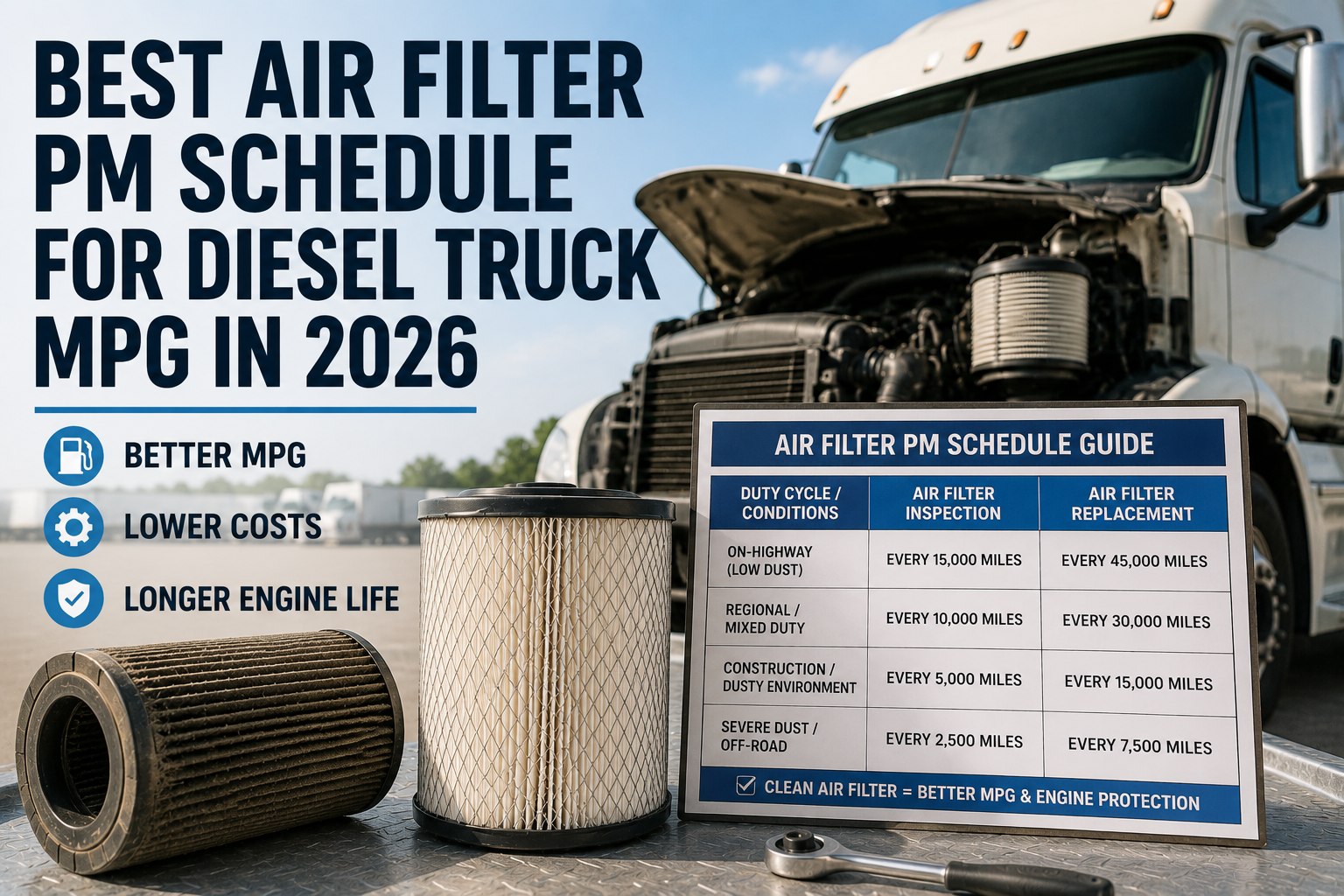 best-air-filter-pm-schedule-for-diesel-truck-mpg-2026