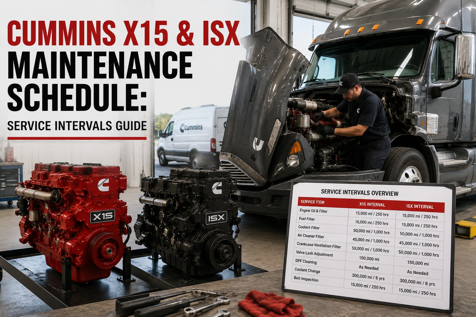 cummins-isx-x15-service-intervals-guide