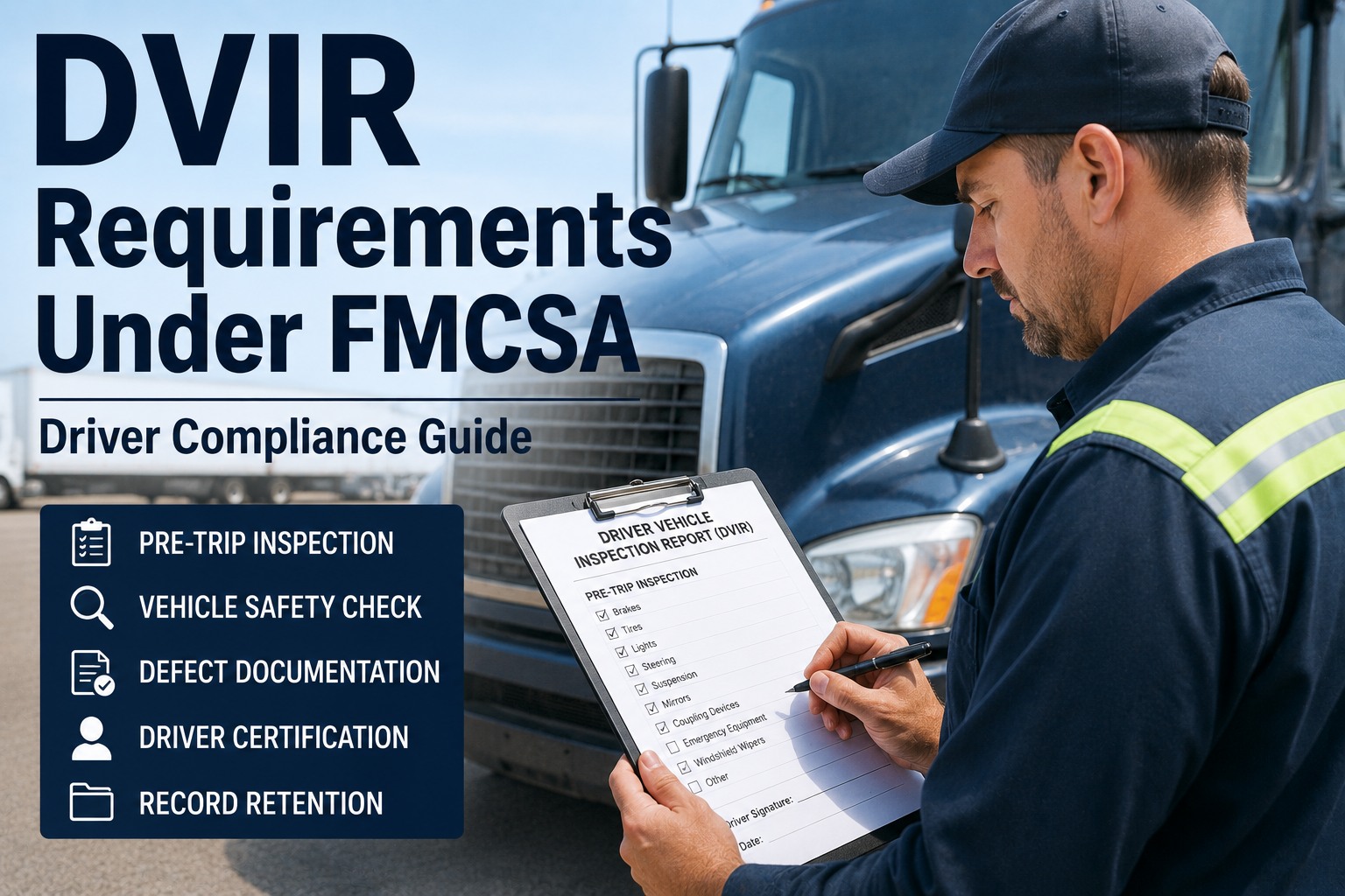 dvir-requirements-fmcsa-guide
