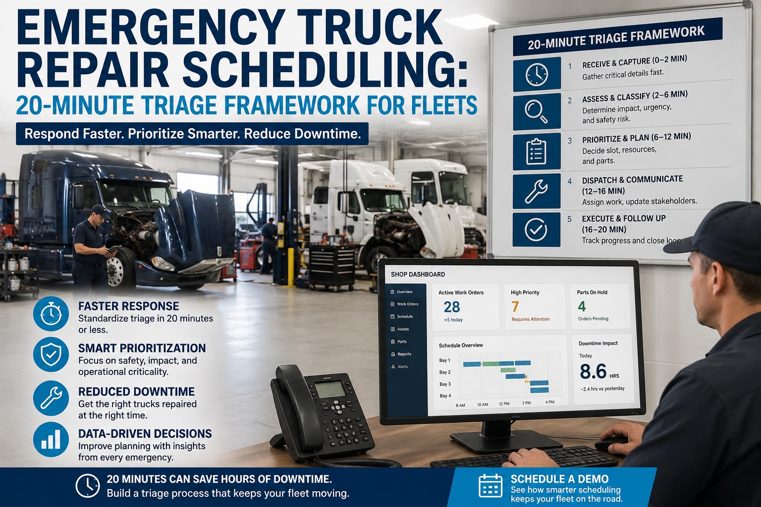 emergency-truck-repair-scheduling-20-minute-triage-framework-fleets