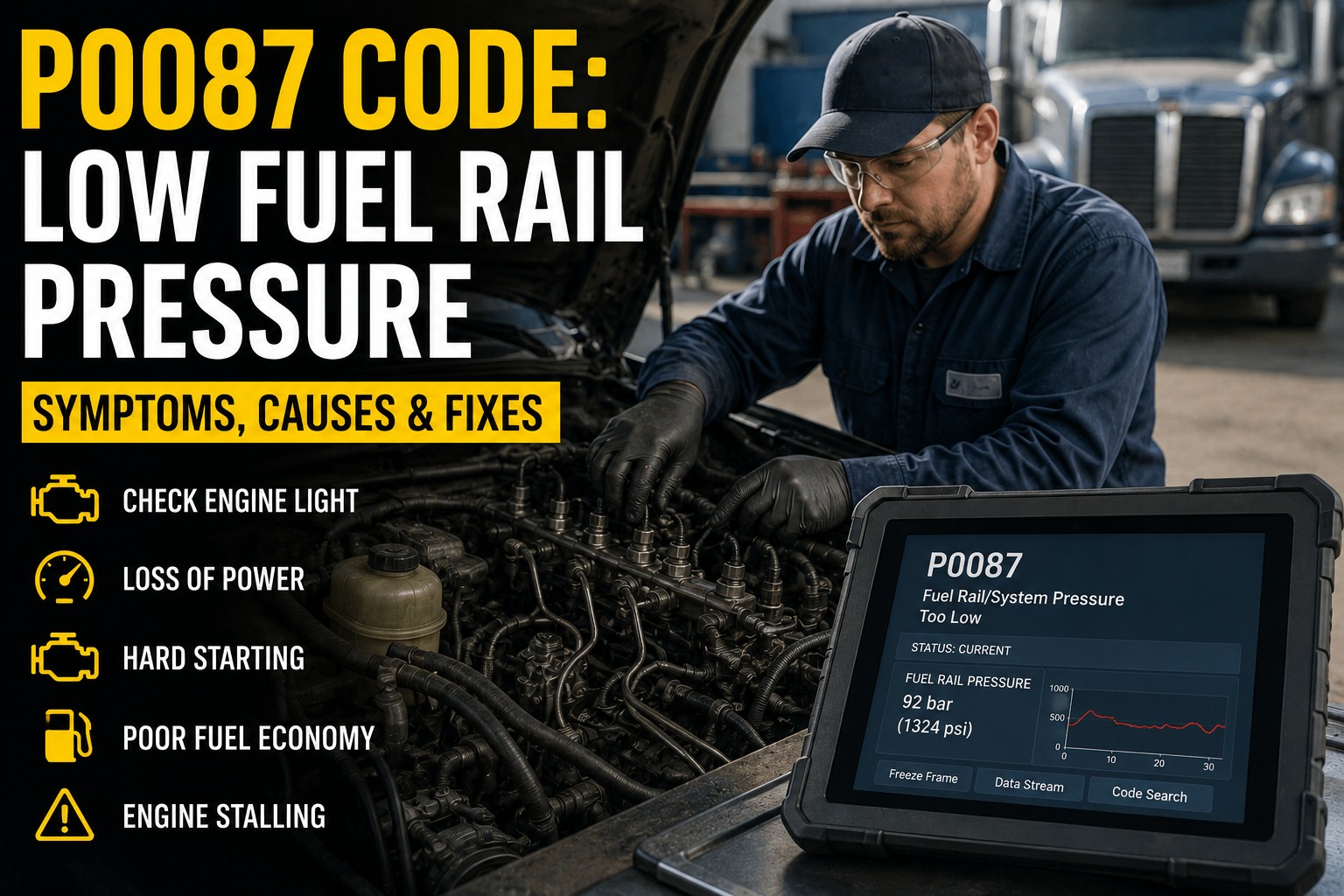 p0087-code-diesel-fuel-rail-pressure-too-low
