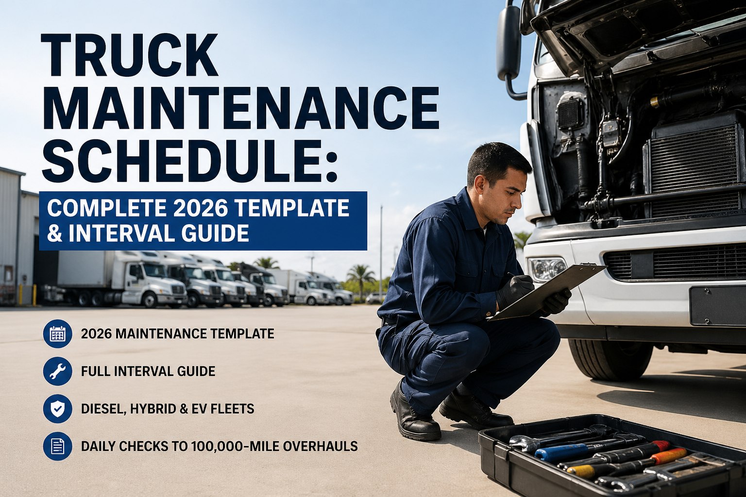 Utility Truck Preventive Maintenance Schedule: Complete Guide for Fleet ...
